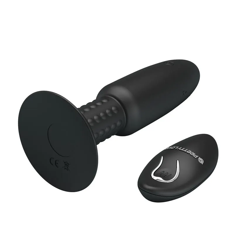 Plug Anal con Vibración y Rotación con Control Remoto USB · PRETTYLOVE · Vibradores — Foto 3
