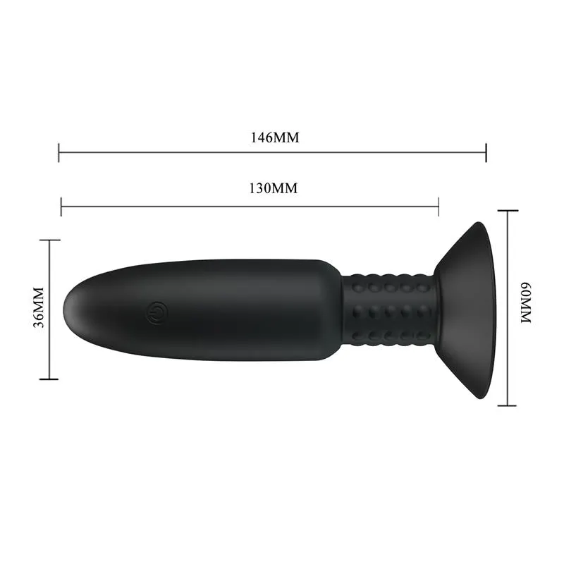 Plug Anal con Vibración y Rotación con Control Remoto USB · PRETTYLOVE · Vibradores — Foto 8