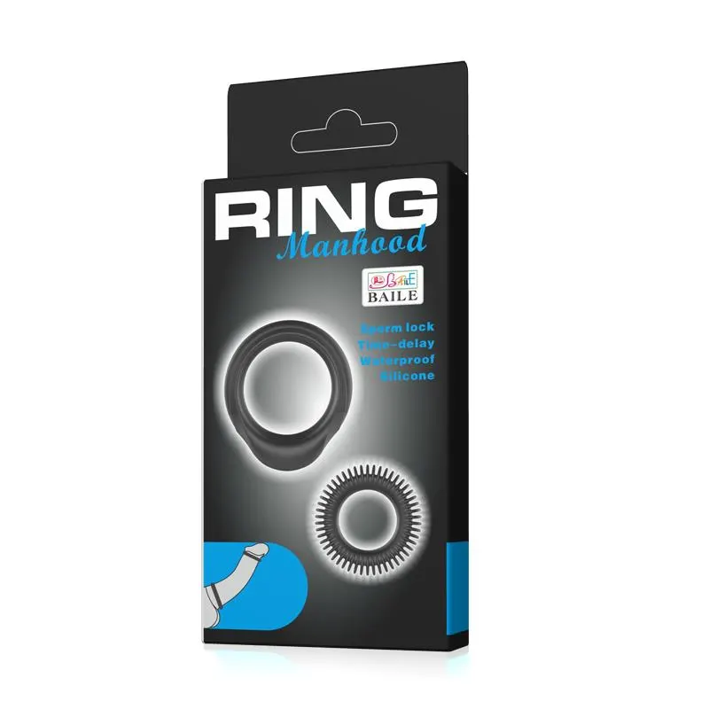 Manhood Set de 2 Anillo para el Pene · BAILE · Anillos para el Pene — Foto 6