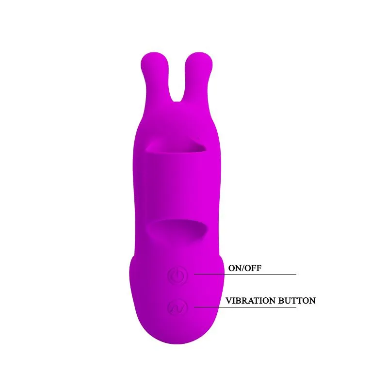 Estimulador Finger Bunny USB Silicona · PRETTYLOVE · Estimuladores de Clítoris — Foto 4