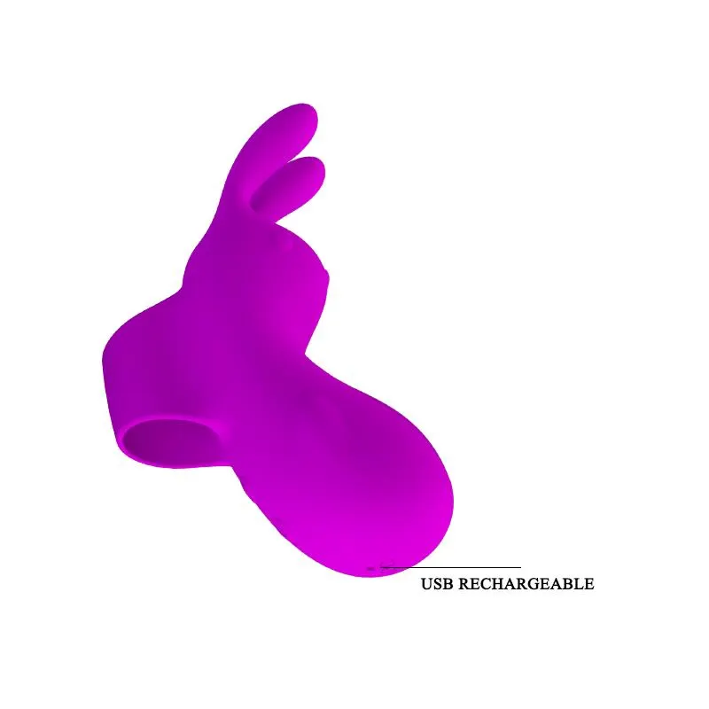 Estimulador Finger Bunny USB Silicona · PRETTYLOVE · Estimuladores de Clítoris — Foto 6