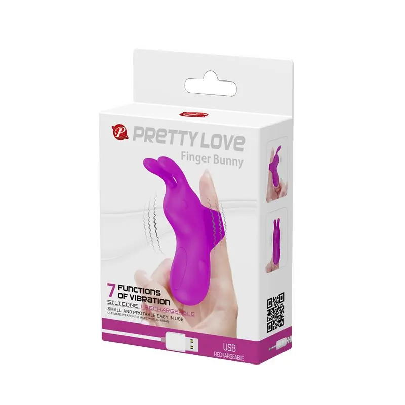 Estimulador Finger Bunny USB Silicona · PRETTYLOVE · Estimuladores de Clítoris — Foto 9