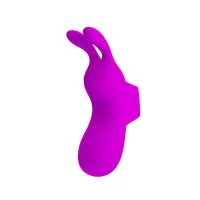 Estimulador Finger Bunny USB Silicona · PRETTYLOVE · Estimuladores de Clítoris