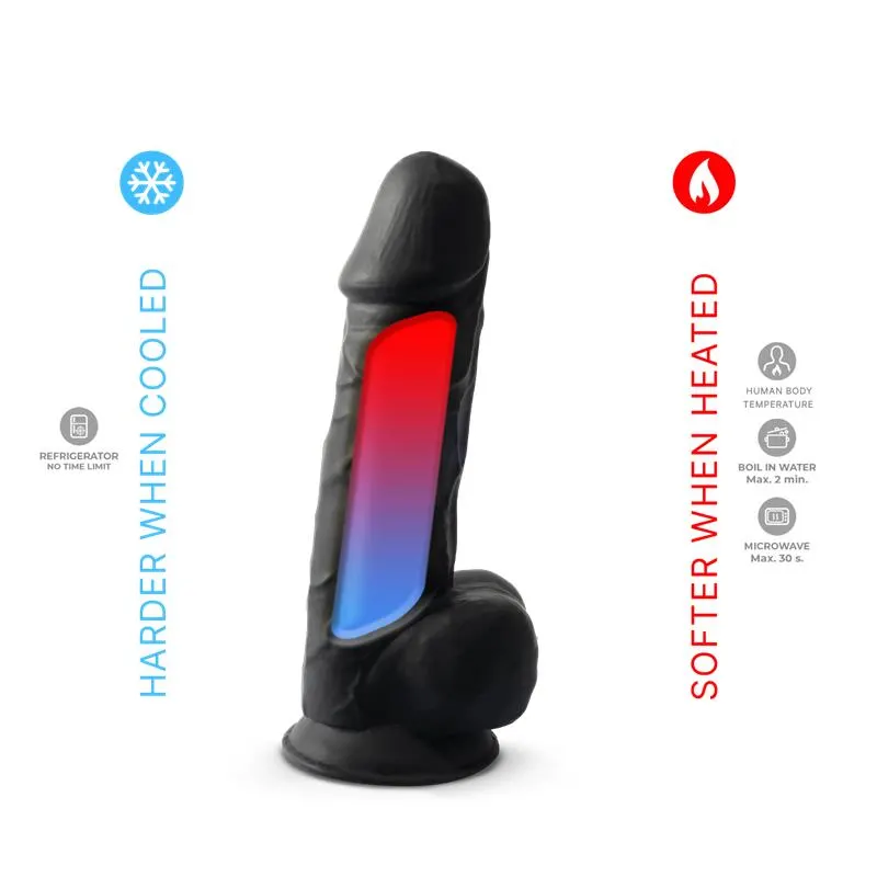 Dildo Dual Density Mod. 1 - 8.5 Negro · SILEXD · Dildos — photo 5