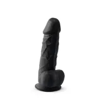 Dildo Dual Density Mod. 1 - 8.5 Negro · SILEXD · Dildos
