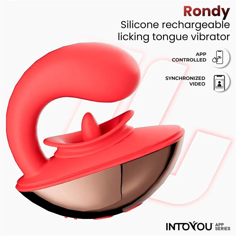 Rondy Estimulador con Vibración y Lengua con App · INTOYOU APP SERIES · Estimuladores de Clítoris — Foto 3