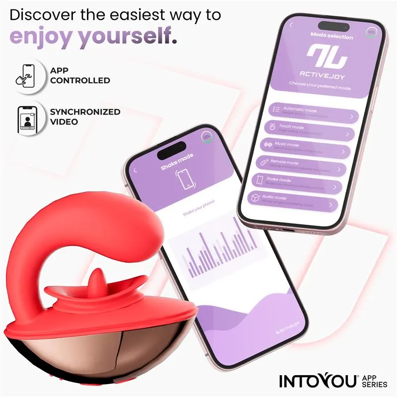 Rondy Estimulador con Vibración y Lengua con App · INTOYOU APP SERIES · Estimuladores de Clítoris — Foto 6