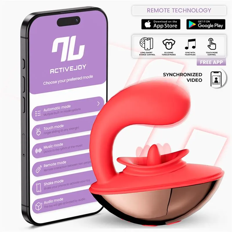 Rondy Estimulador con Vibración y Lengua con App · INTOYOU APP SERIES · Estimuladores de Clítoris