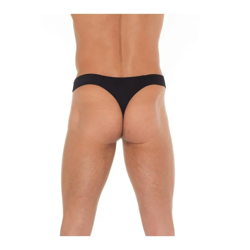 Tanga Negro con Cremallera y Elastano · AMORABLE · AMORABLE · Tangas y Braguitas — Foto 2