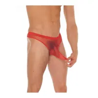 Tanga Rejilla Rojo Talla Única · AMORABLE · Tangas y Braguitas