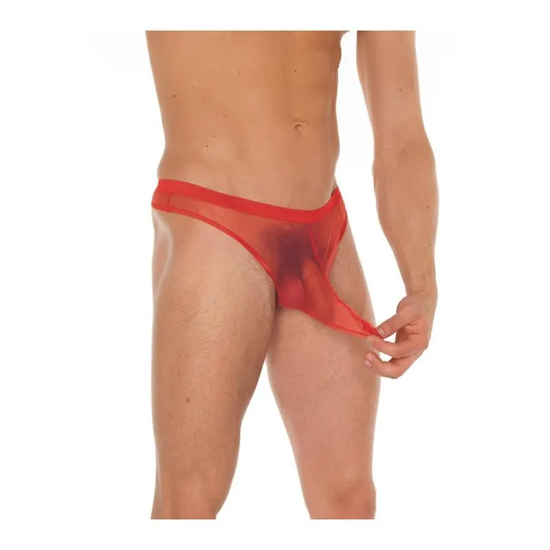 Tanga Rejilla Rojo Talla Única · AMORABLE · Tangas y Braguitas