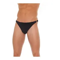 Tanga Negro con Hebilla Talla Única · AMORABLE · Tangas y Braguitas