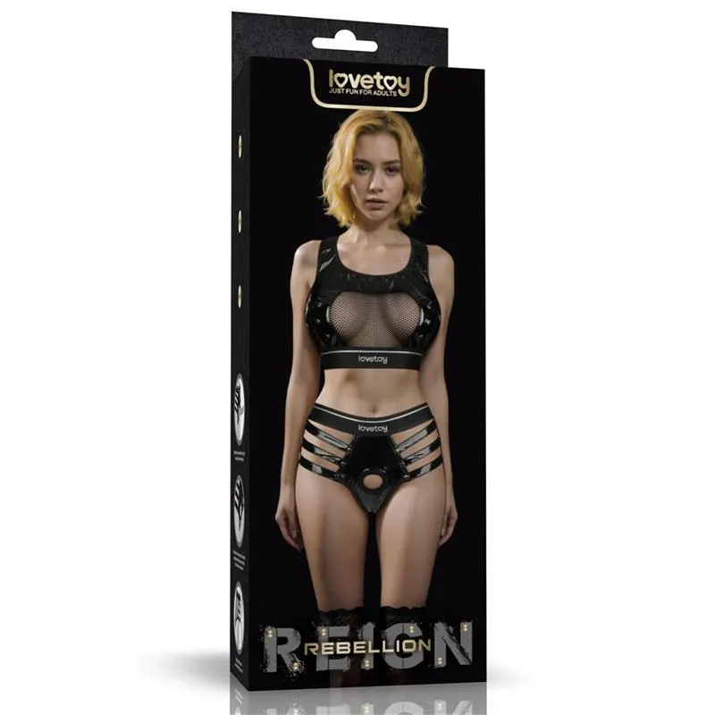 Set de 2 Piezas Rebellion Reign Iconic Harness · XS/S · LOVETOY · Conjuntos y Bodies — Foto 12