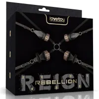 Restricciones para la Cama Rebellion Reign · LOVETOY · Esposas y Ataduras