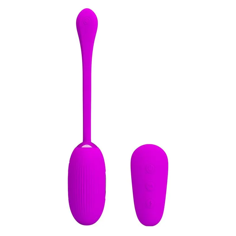 Shock Fun Huevo Vibrador con Electro Shock y Control Remoto · PRETTYLOVE · Huevos y Balas Vibradoras — Foto 2