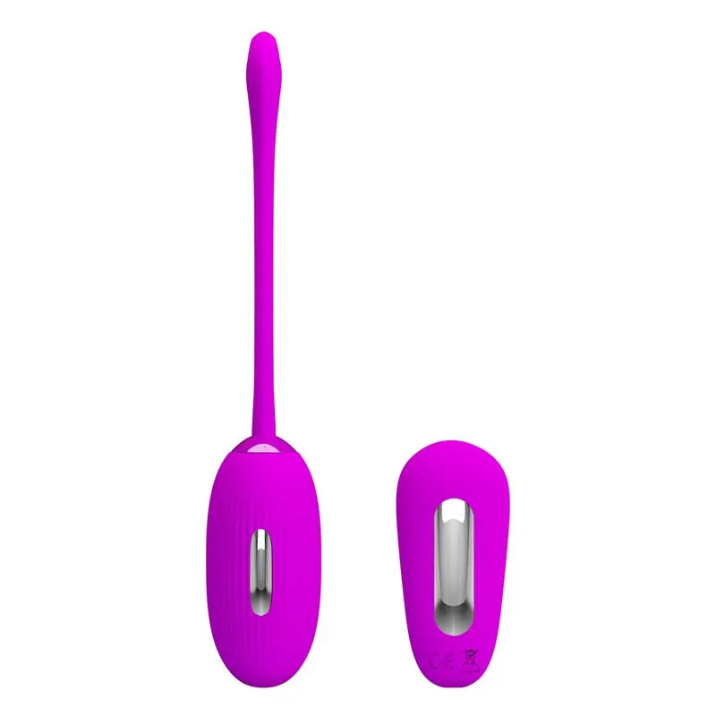 Shock Fun Huevo Vibrador con Electro Shock y Control Remoto · PRETTYLOVE · Huevos y Balas Vibradoras — Foto 3
