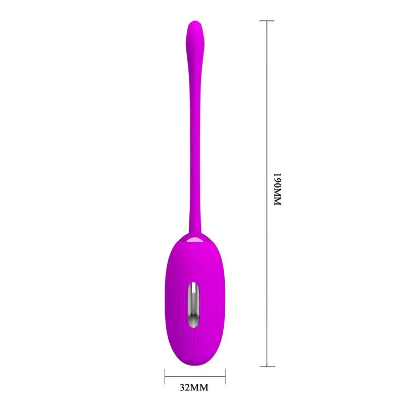 Shock Fun Huevo Vibrador con Electro Shock y Control Remoto · PRETTYLOVE · Huevos y Balas Vibradoras — Foto 9