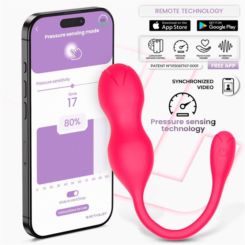 Kyra Beckenbodentrainer mit Drucksensor und App