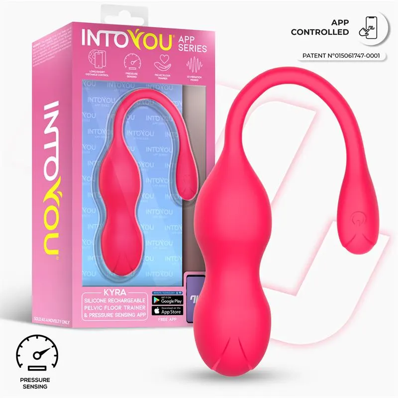 Kyra Entrenador de Suelo Pélvico con Sensor de Presión y App · INTOYOU APP SERIES · Bolas Chinas y Salud Femenina — Foto 2
