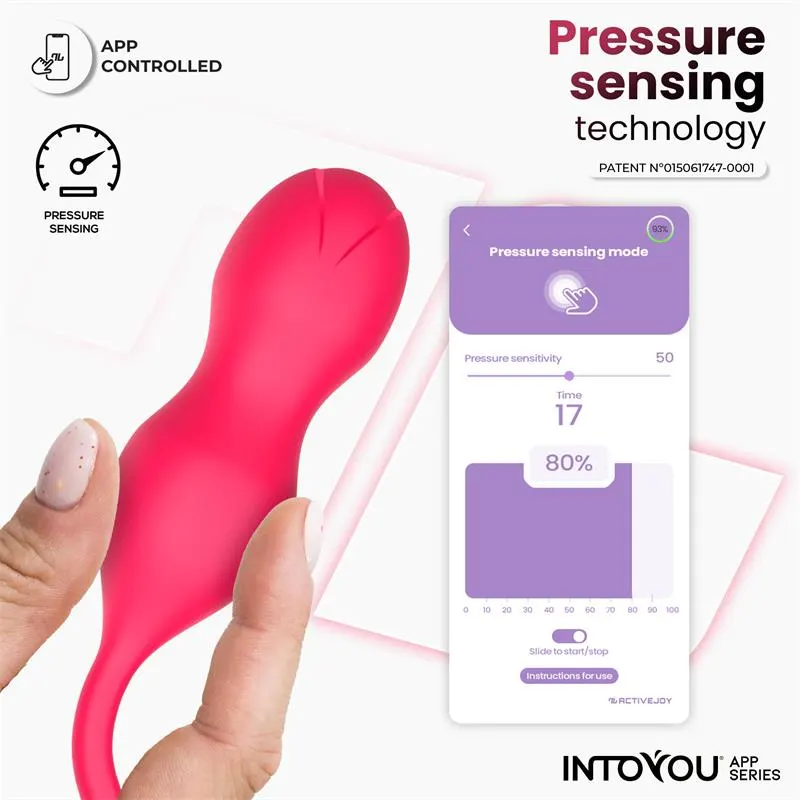Kyra Entrenador de Suelo Pélvico con Sensor de Presión y App · INTOYOU APP SERIES · Bolas Chinas y Salud Femenina — Foto 3