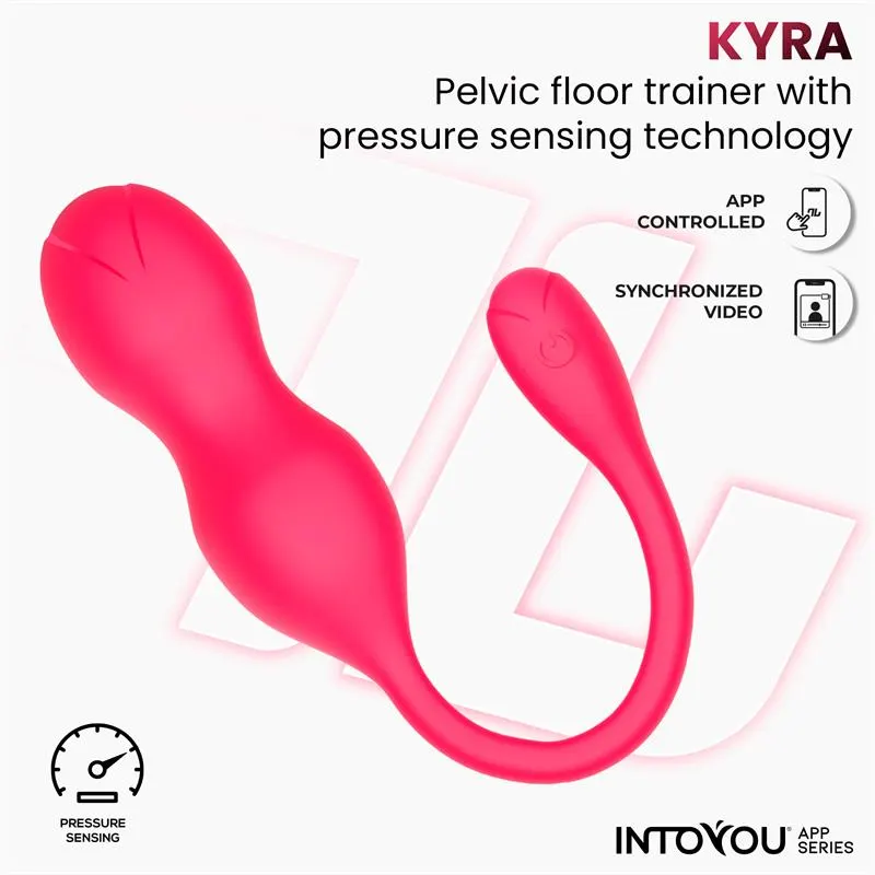Kyra Entrenador de Suelo Pélvico con Sensor de Presión y App · INTOYOU APP SERIES · Bolas Chinas y Salud Femenina — Foto 9