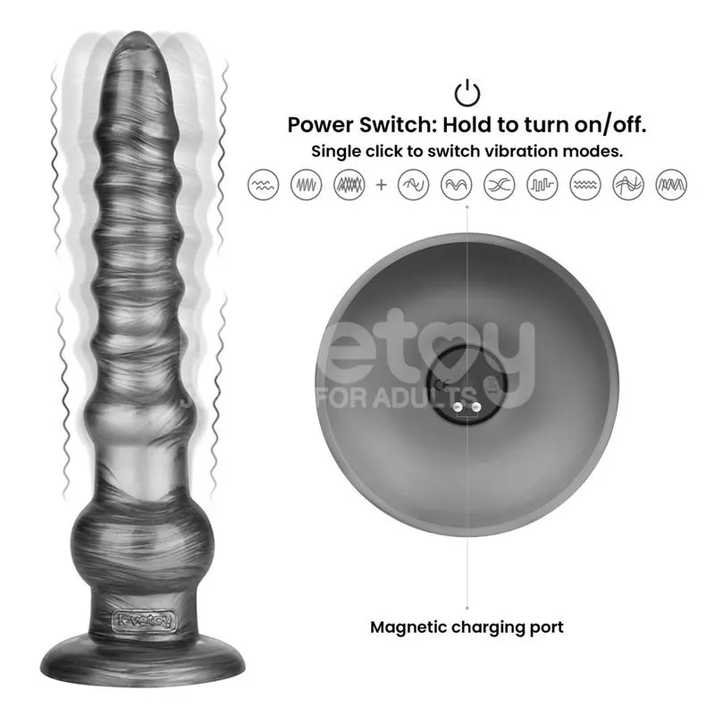Vibrax Slider Dildo Anal con Vibración King Sized 12.5 · LOVETOY · Anal — Foto 9