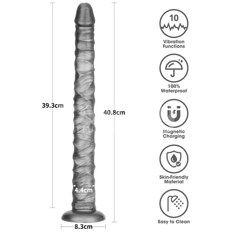 Vibrax Slider DIldo Anal con Vibración King Sized 16 · LOVETOY · Anal — Foto 11