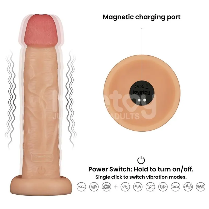 Power Basics Dildo con Vibración 10 · LOVETOY · Dildos — Foto 12