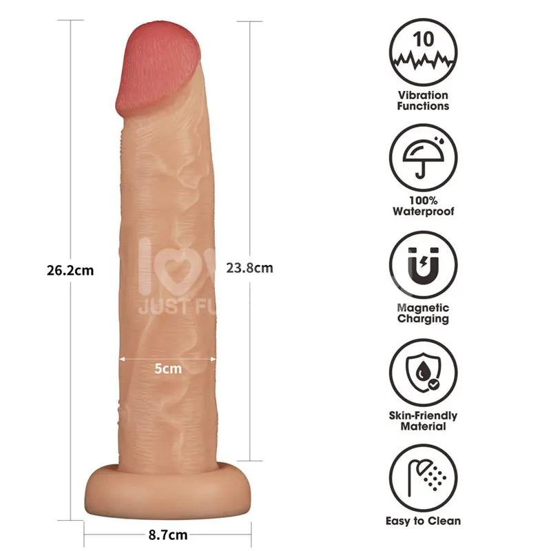 Power Basics Dildo con Vibración 10 · LOVETOY · Dildos — Foto 13