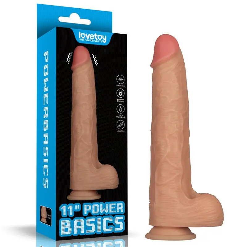 Power Basics Dildo con Vibración 11 · LOVETOY · Dildos