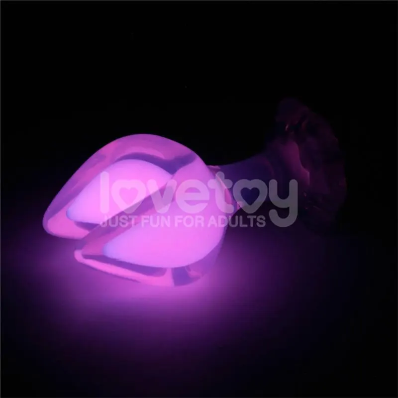 Gemoria Plug Anal Silicona Doble Punta Brilla en la Oscuridad · LOVETOY · Anal — Foto 6