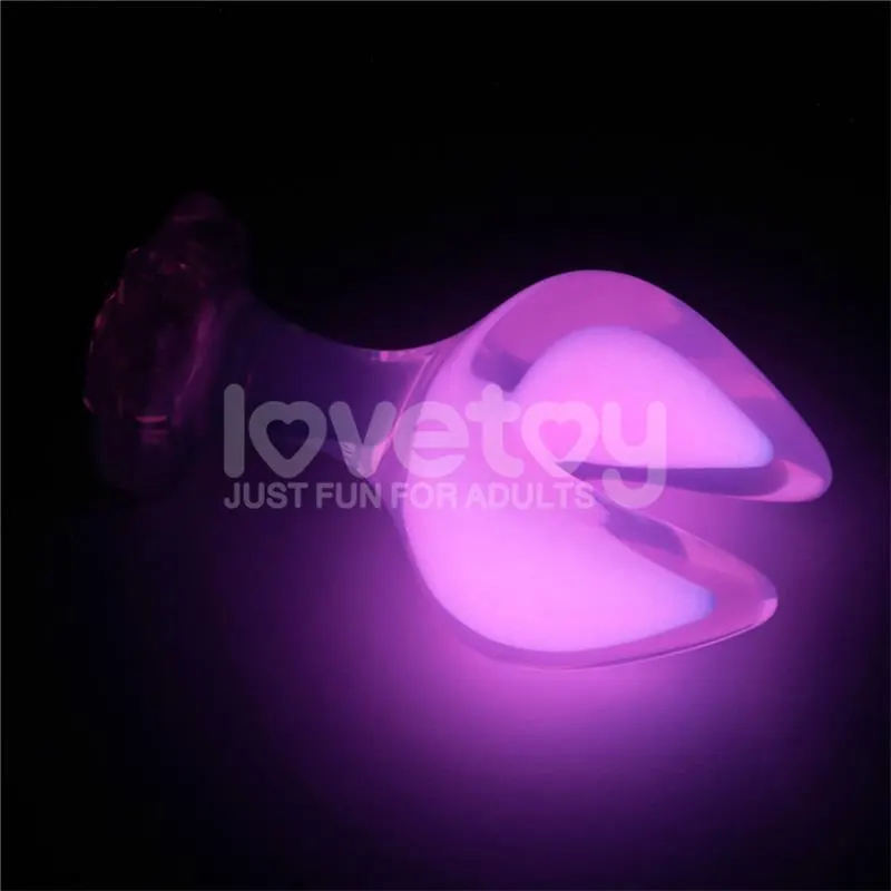 Gemoria Plug Anal Silicona Doble Punta Brilla en la Oscuridad · LOVETOY · Anal — Foto 7