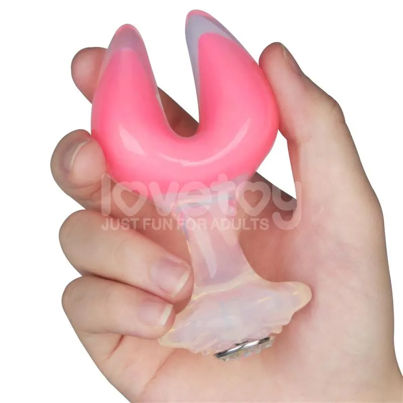 Gemoria Plug Anal Silicona Doble Punta Brilla en la Oscuridad · LOVETOY · Anal — Foto 10