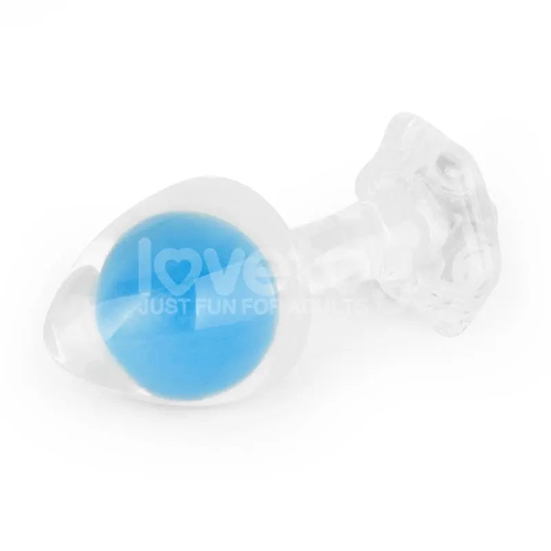 Gemoria Plug Anal Silicona Bola Interna Acero Brilla en la Oscuridad · LOVETOY · Anal — Foto 6