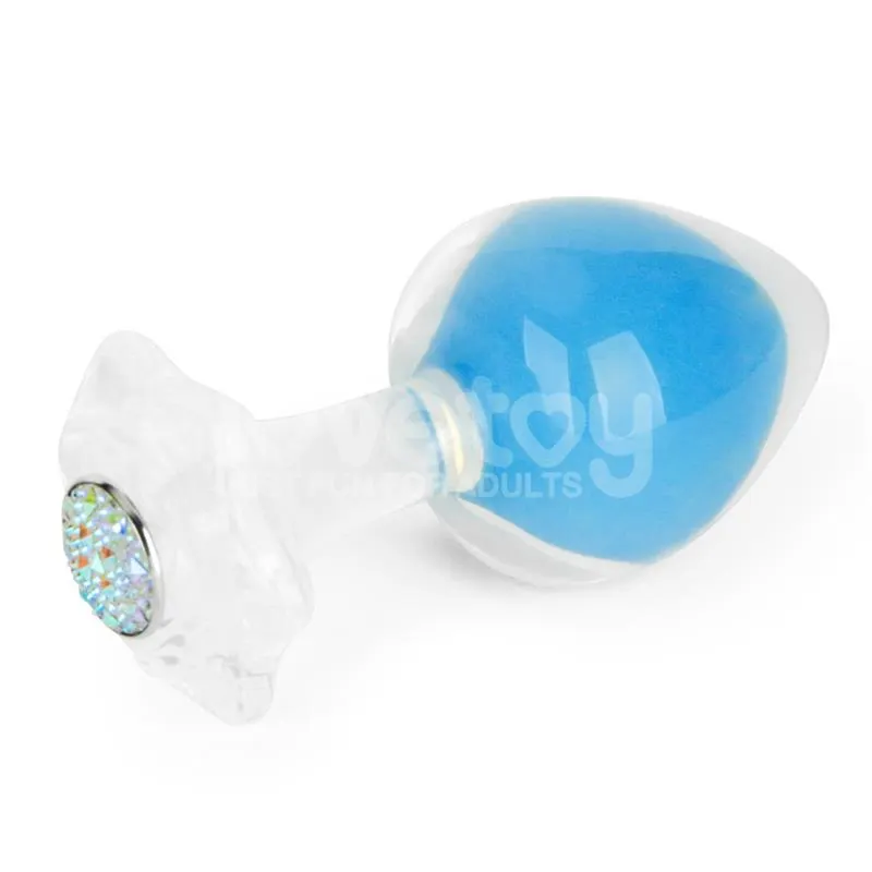 Gemoria Plug Anal Silicona Bola Interna Acero Brilla en la Oscuridad · LOVETOY · Anal — Foto 7