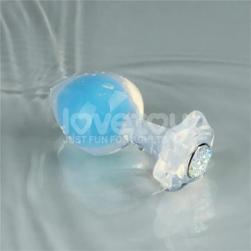 Gemoria Plug Anal Silicona Bola Interna Acero Brilla en la Oscuridad · LOVETOY · Anal — Foto 8