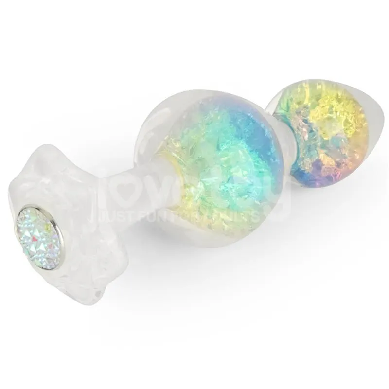 Gemoria Plug Anal de Silicona con Centro de Cristal Multicolor · LOVETOY · Anal — photo 4