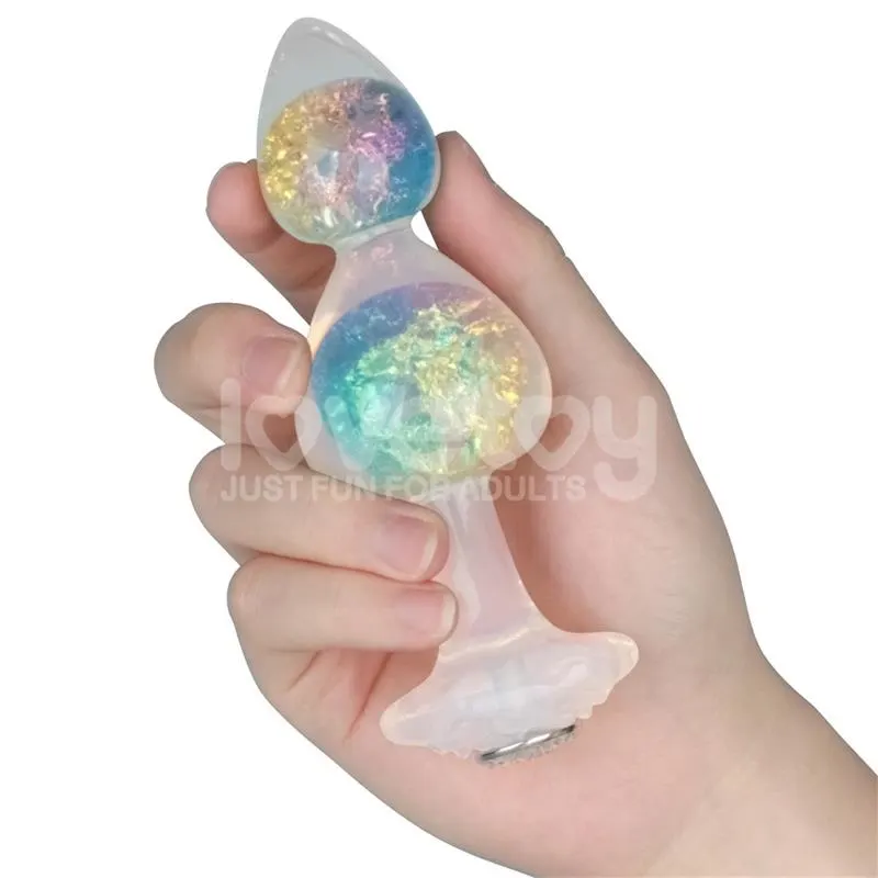 Gemoria Plug Anal de Silicona con Centro de Cristal Multicolor · LOVETOY · Anal — photo 5