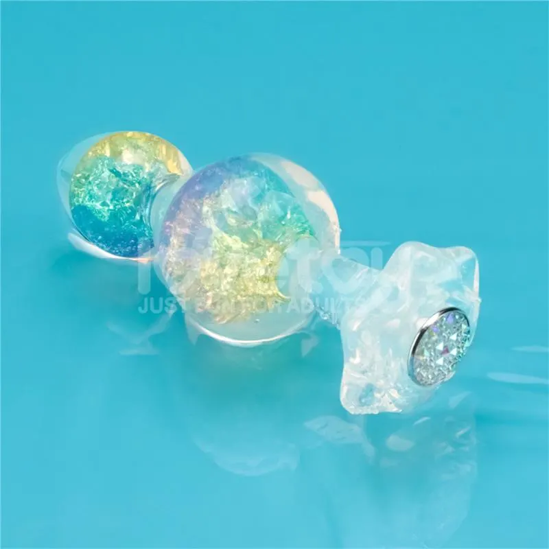 Gemoria Plug Anal de Silicona con Centro de Cristal Multicolor · LOVETOY · Anal — photo 7