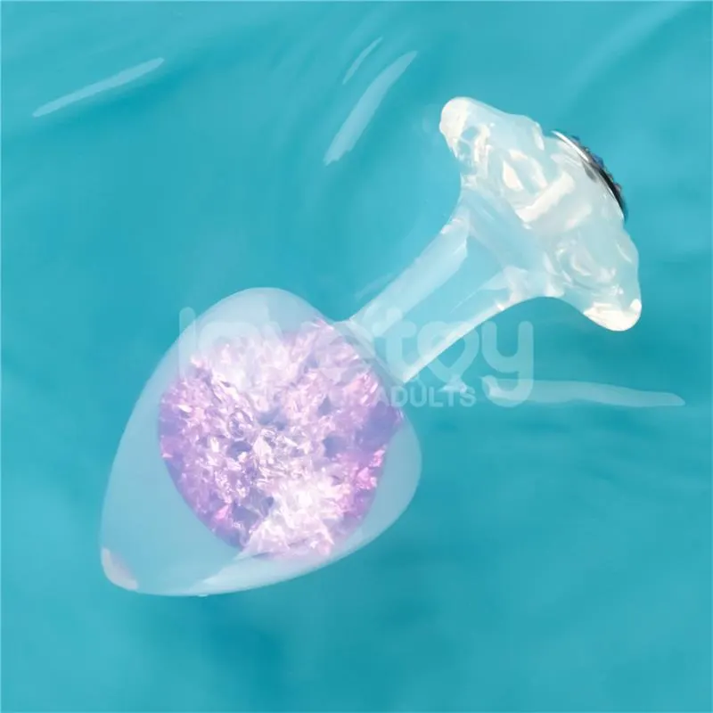 Gemoria Plug Anal de Silicona con Esfera de Cristal · LOVETOY · Anal — photo 7