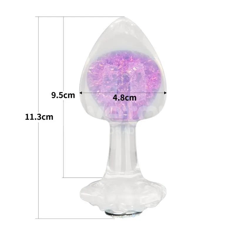 Gemoria Plug Anal de Silicona con Esfera de Cristal · LOVETOY · Anal — photo 8