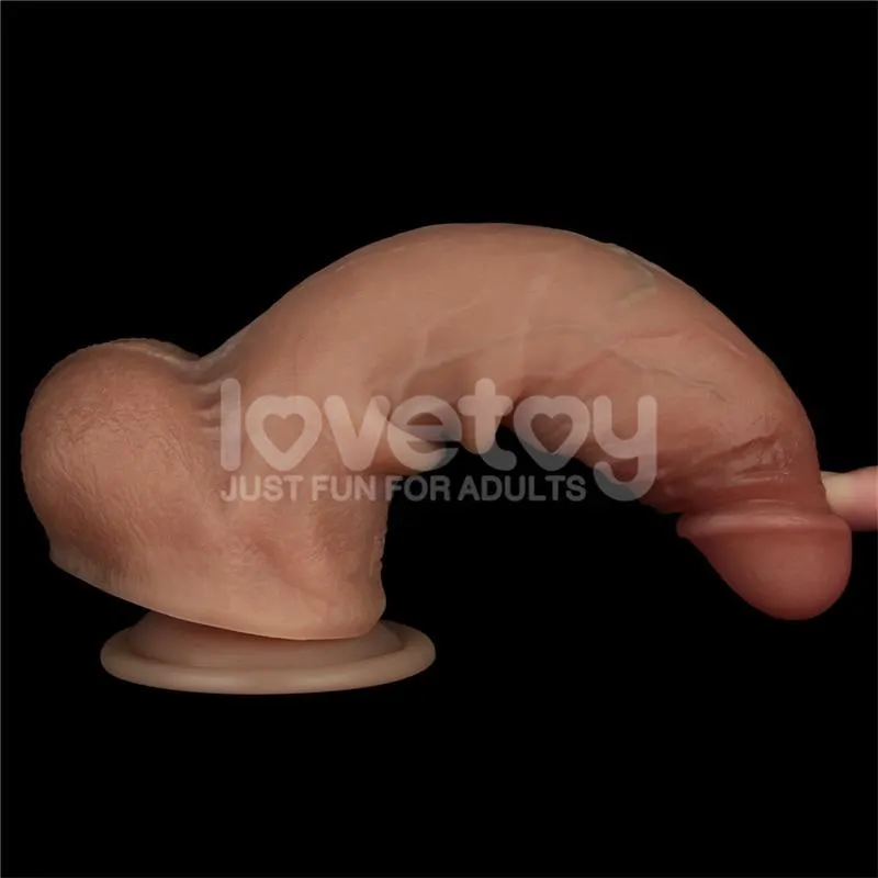 Sliding Pro Dildo Piel Deslizante-Retractil Dual Layer 8.5 · LOVETOY · Dildos — Foto 12