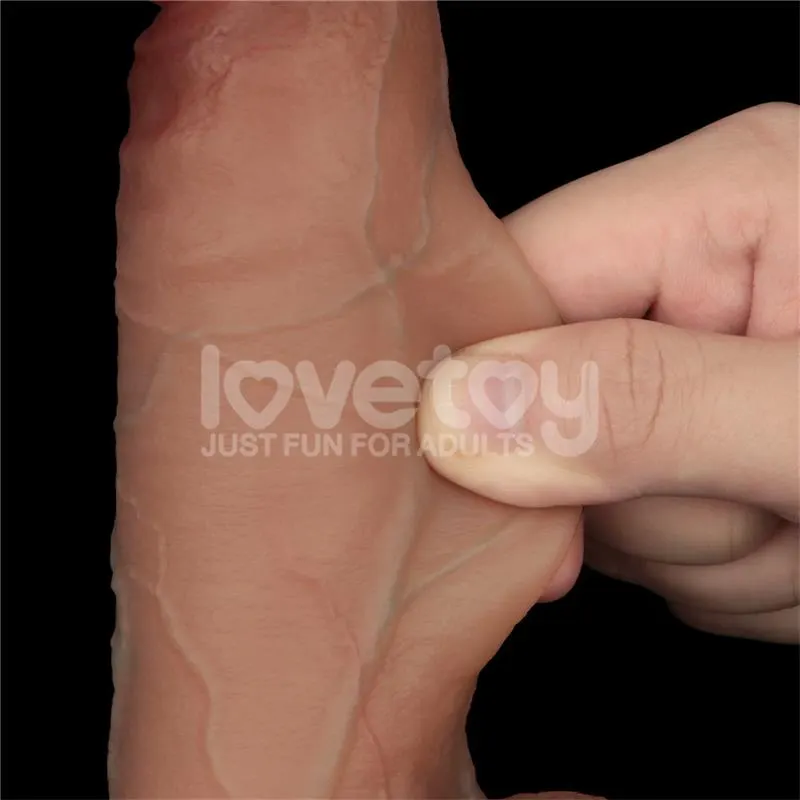 Sliding Pro Dildo Piel Deslizante-Retractil Dual Layer 8.5 · LOVETOY · Dildos — Foto 10