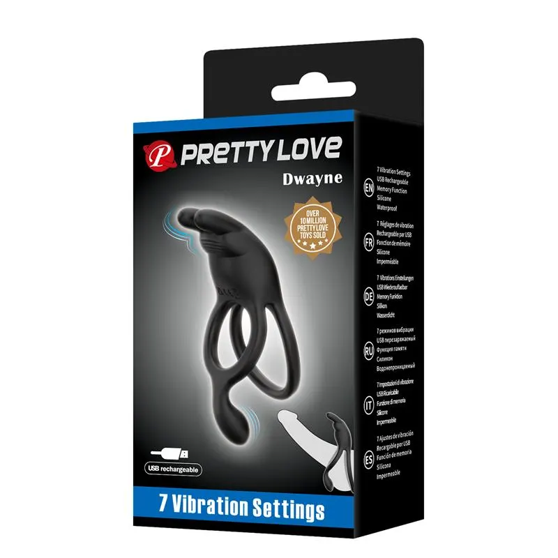 Seth Anillo Vibrador para el Pene · PRETTYLOVE · Anal — Foto 10