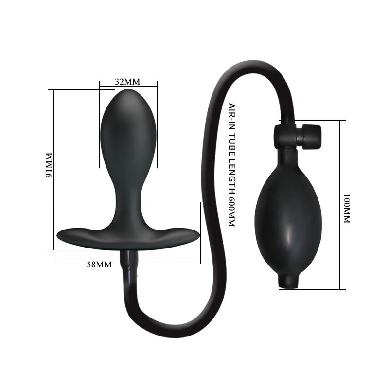Plug Anal con Función de Inflado · PRETTYLOVE · Anal — Foto 5