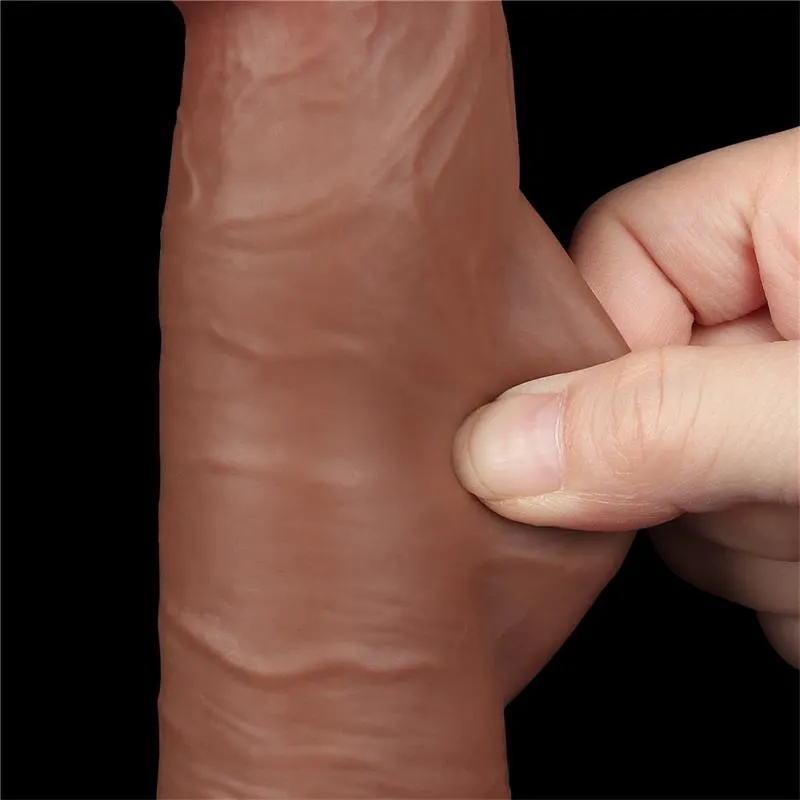 Dildo con Piel Retractil 8 Bronceado · LOVETOY · Dildos — Foto 8
