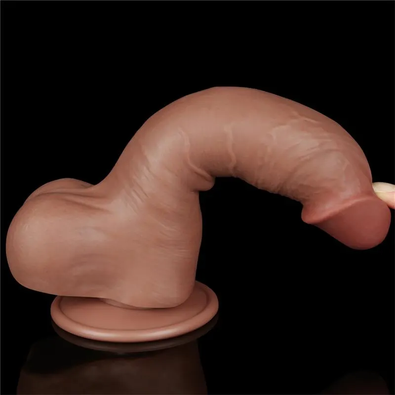 Dildo con Piel Retractil 8 Bronceado · LOVETOY · Dildos — Foto 9