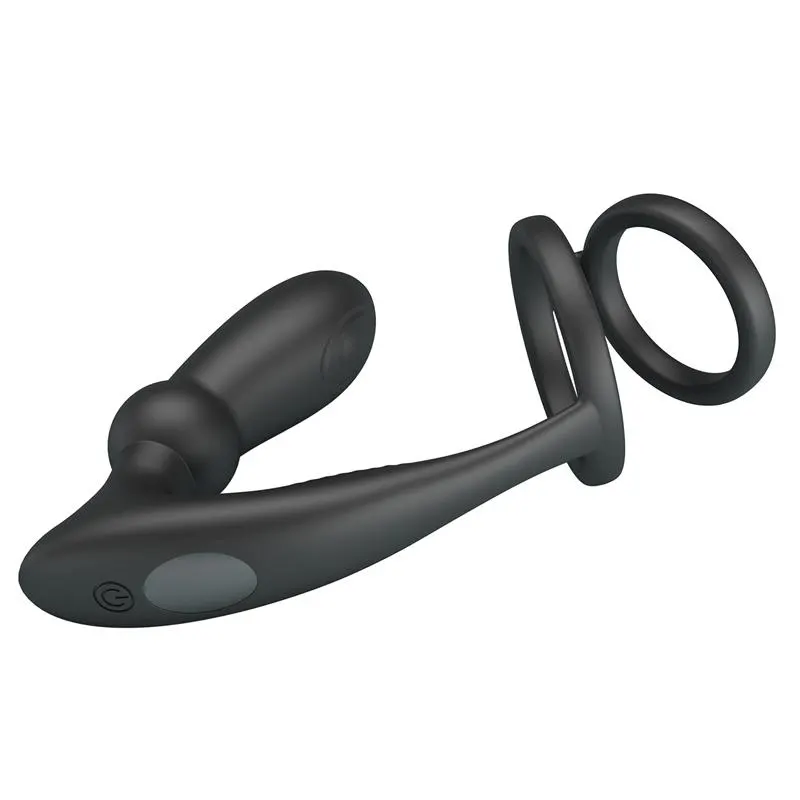 Emoni Anillo Vibrador para el Pene y Plug Anal · PRETTYLOVE · Anal — Foto 5