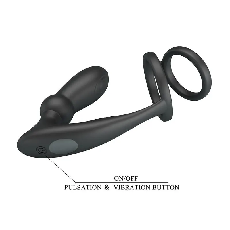 Emoni Anillo Vibrador para el Pene y Plug Anal · PRETTYLOVE · Anal — Foto 6