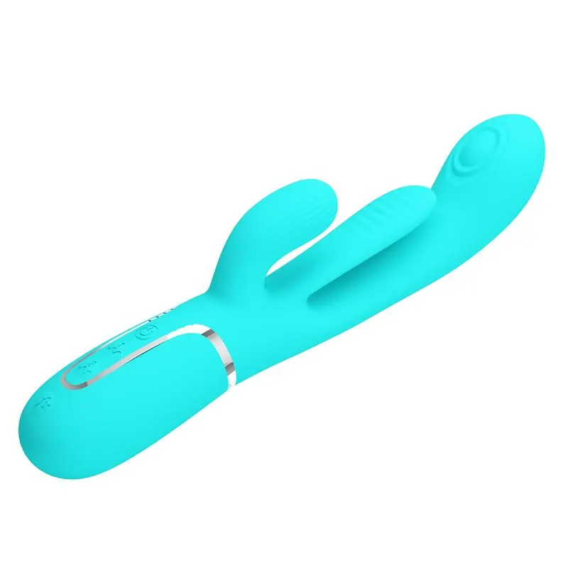 Shania Vibrador con Lengua y Thumping Turquesa · PRETTYLOVE · Vibradores — photo 4